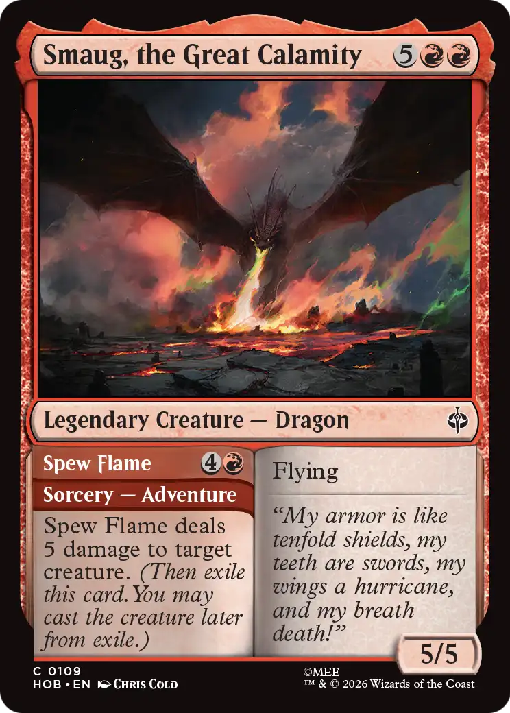 Spew Flame Magic: The Gathering card