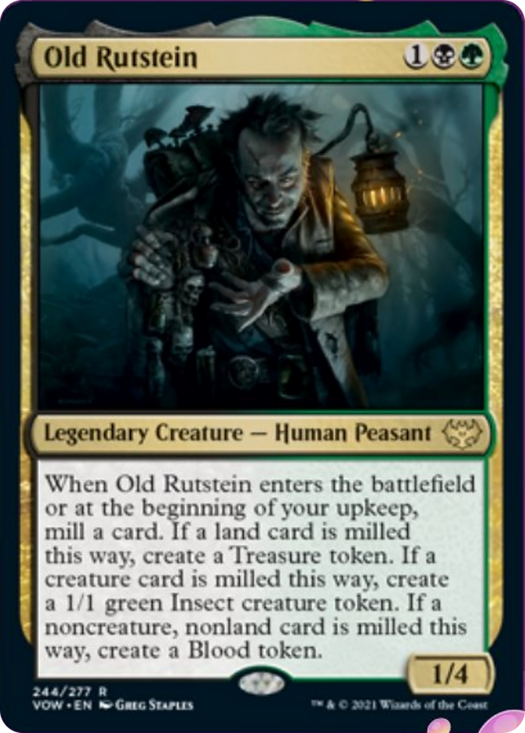 Old Rutstein Card Image