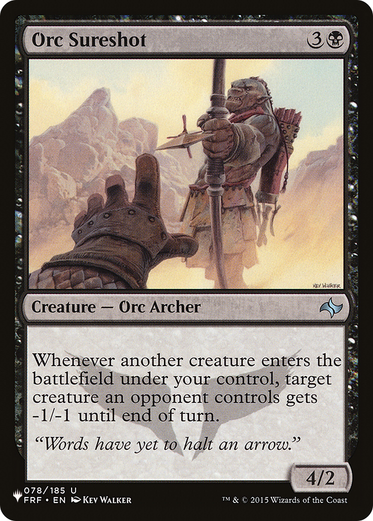 Orc Sureshot Card Image