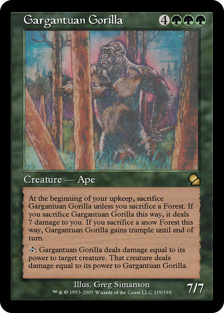 Gargantuan Gorilla Card Image
