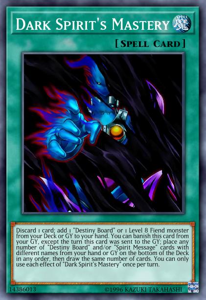 Dark Spirit's Mastery Card Image