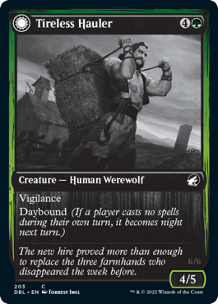 Tireless Hauler // Dire-Strain Brawler Card Image