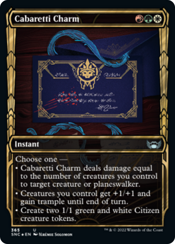 Cabaretti Charm Card Image