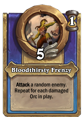 Bloodthirsty Frenzy Card Image