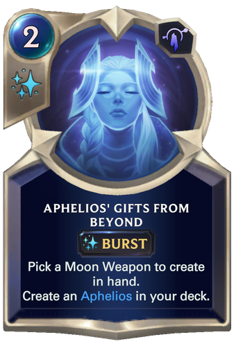 Aphelios' Gifts From Beyond Card Image