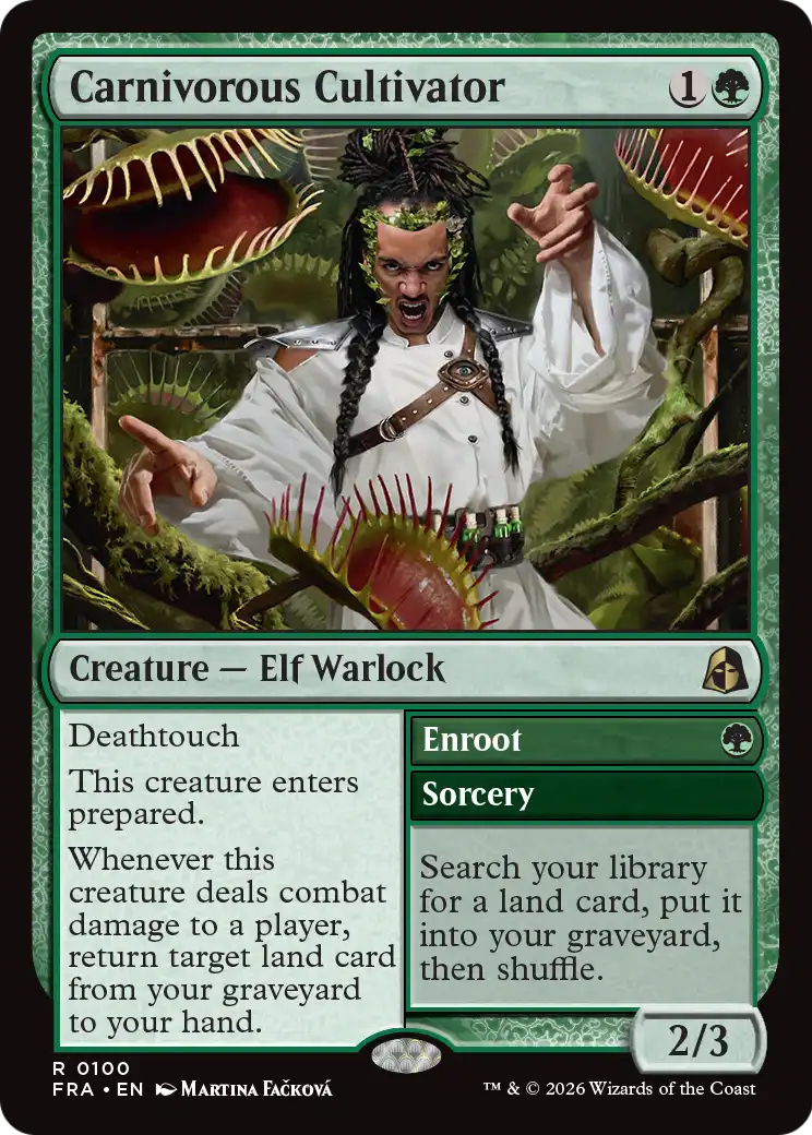 Enroot Magic: The Gathering card