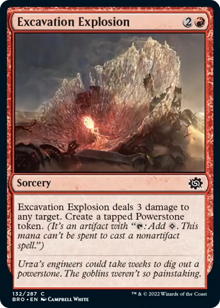 Excavation Explosion Card Image