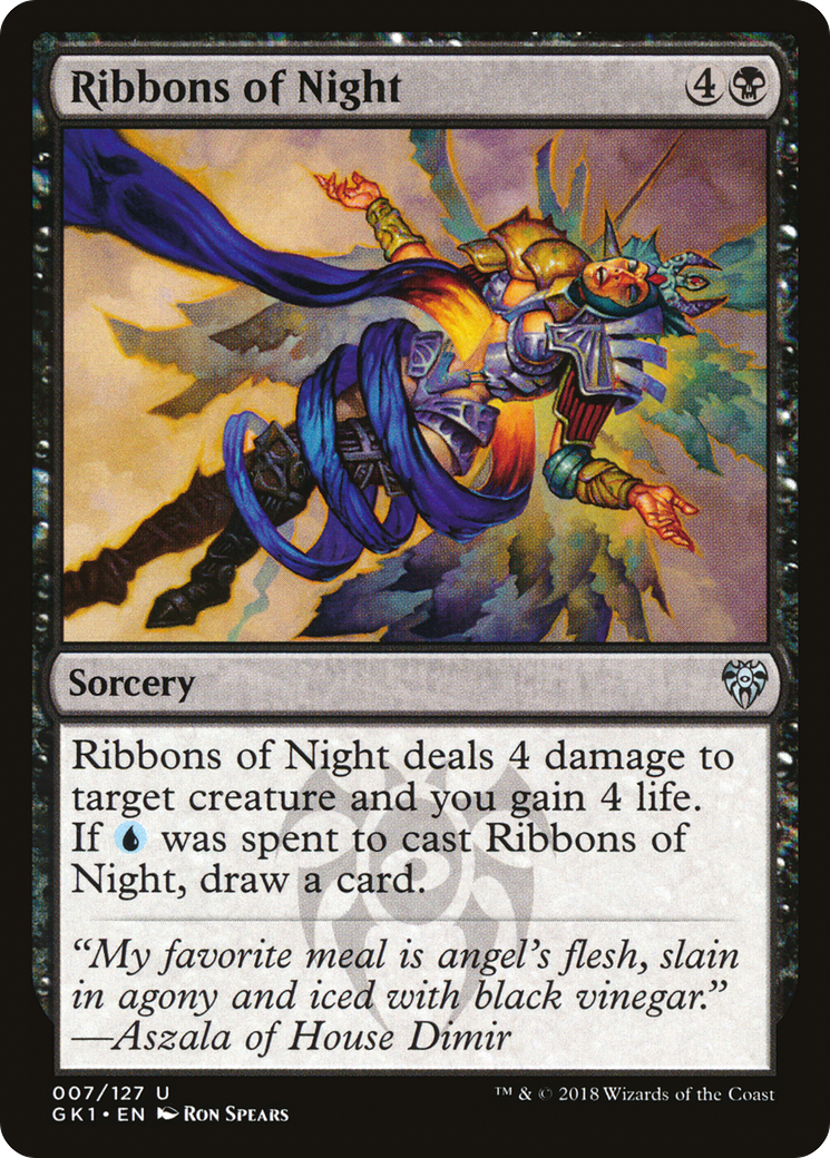 Ribbons of Night Card Image