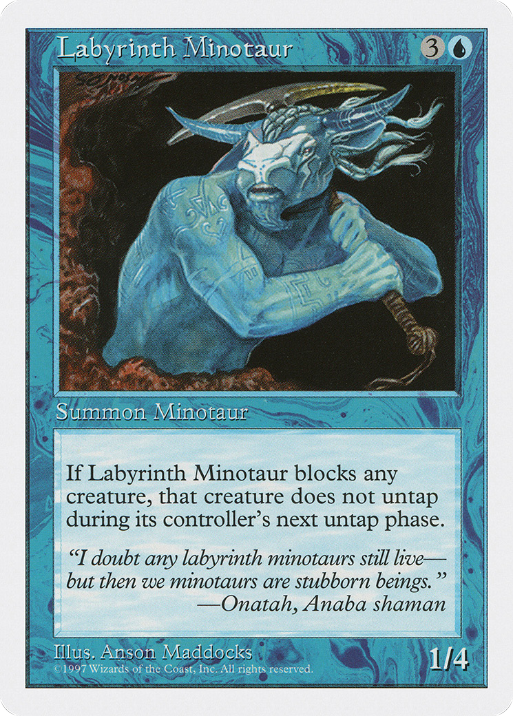 Labyrinth Minotaur Card Image