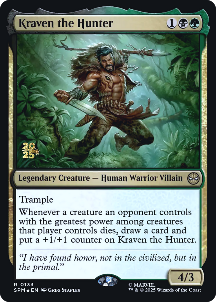 Kraven the Hunter Card Image