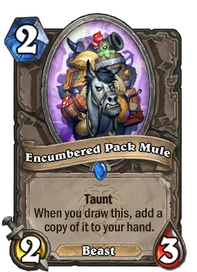 Encumbered Pack Mule Card Image