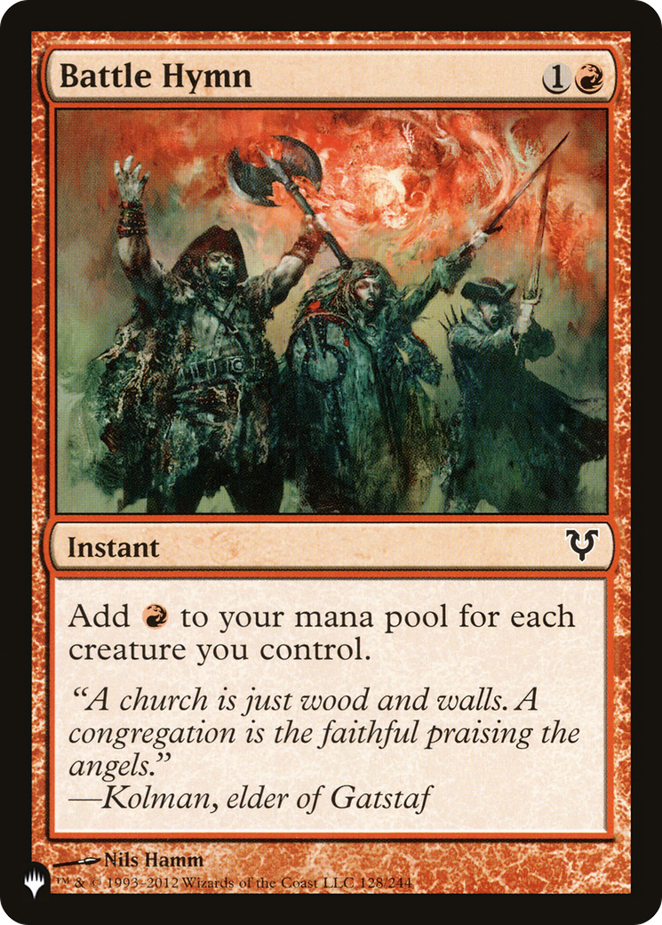 Battle Hymn Card Image