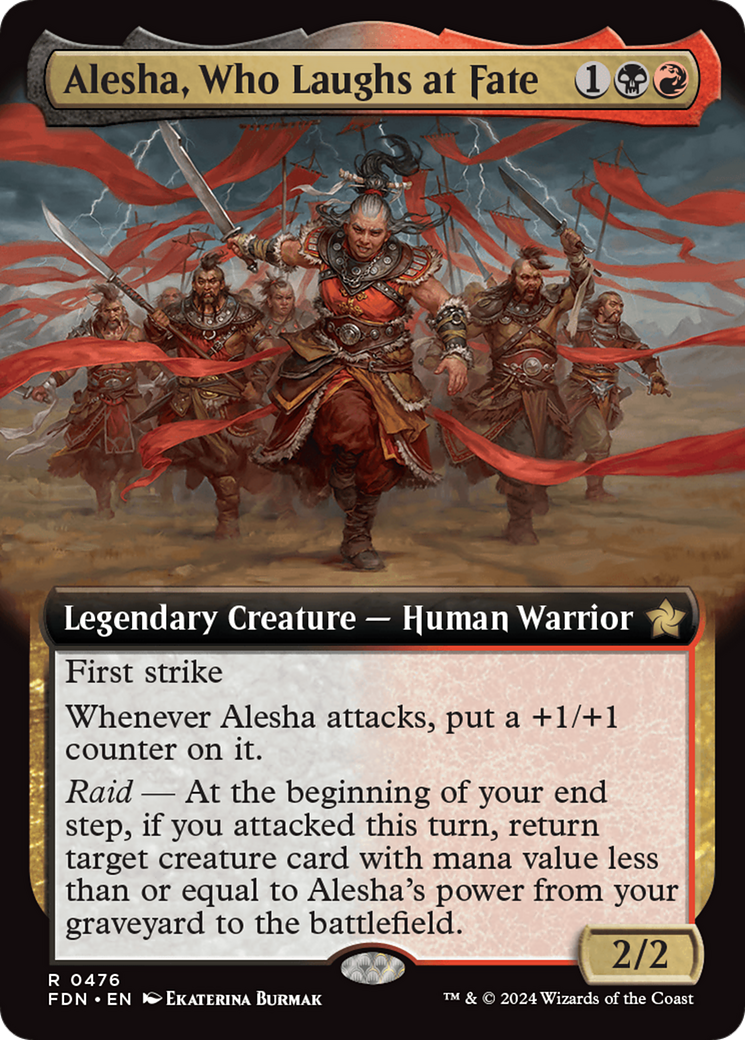 Alesha, Who Laughs at Fate Card Image