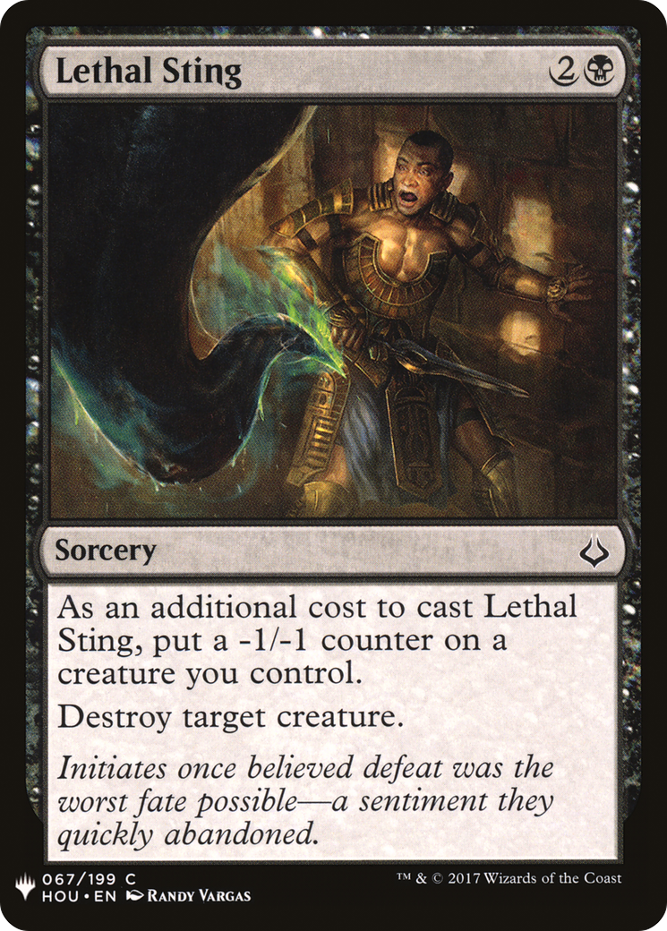 Lethal Sting Card Image