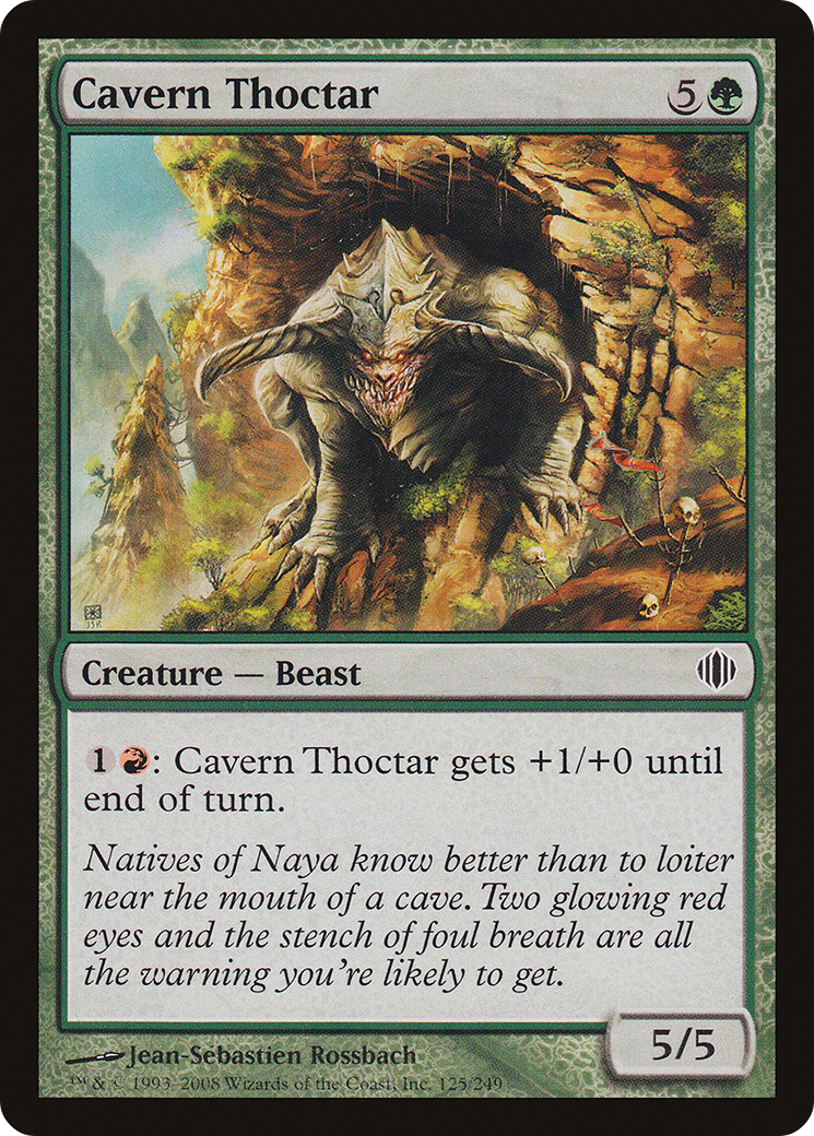 Cavern Thoctar Card Image