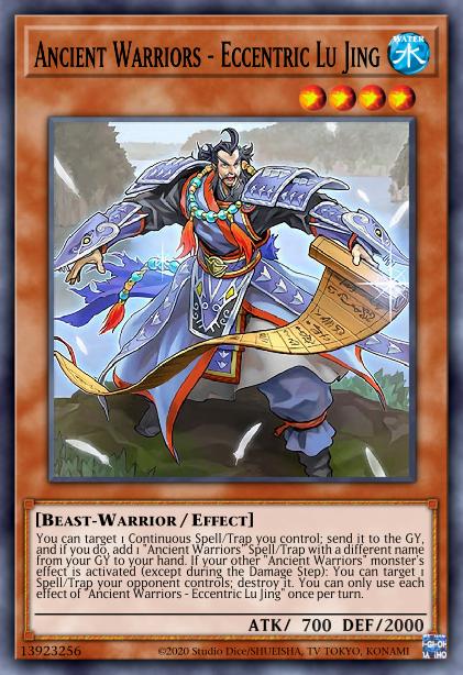 Ancient Warriors - Eccentric Lu Jing Card Image