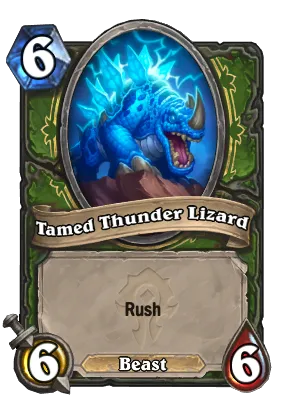 Tamed Thunder Lizard Card Image