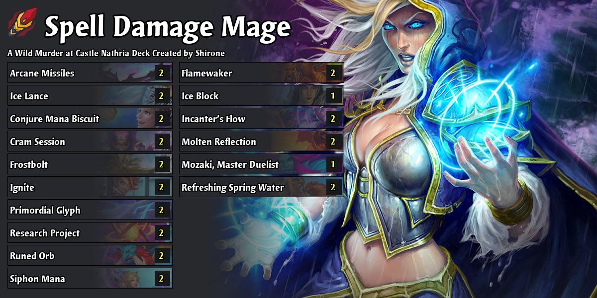 Apm mage Murder at Castle Nathria Hearthstone Decks Out of Games