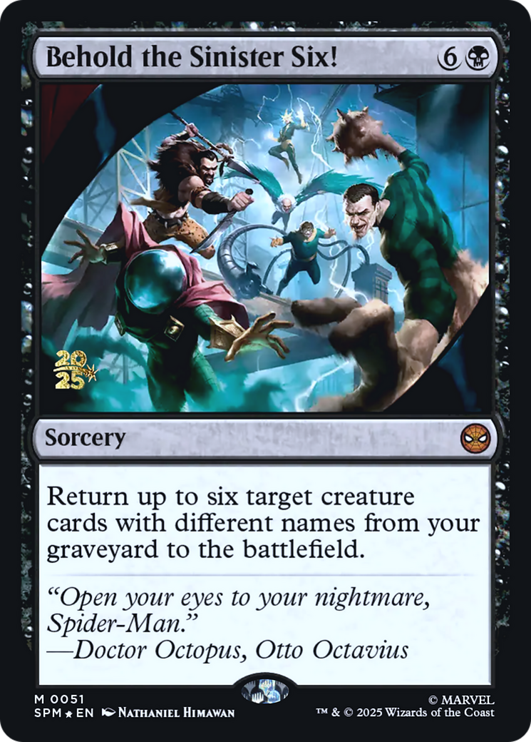 Behold the Sinister Six! Card Image