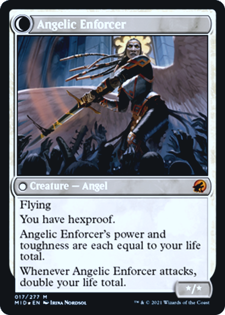 Enduring Angel // Angelic Enforcer Card Image