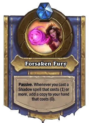 Forsaken Fury Card Image