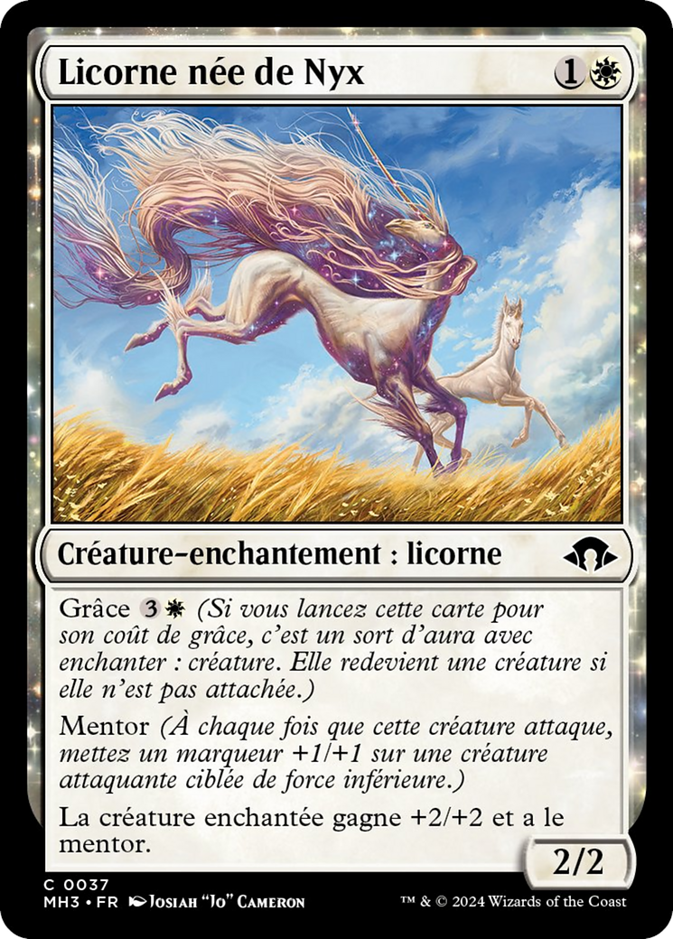 Nyxborn Unicorn Card Image