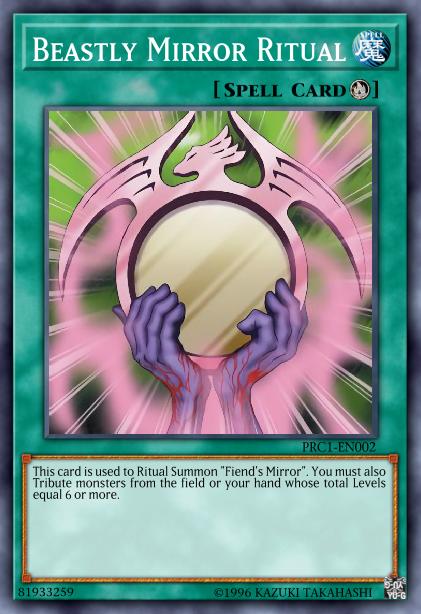 Beastly Mirror Ritual Card Image