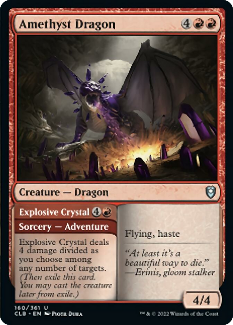 Amethyst Dragon // Explosive Crystal Card Image