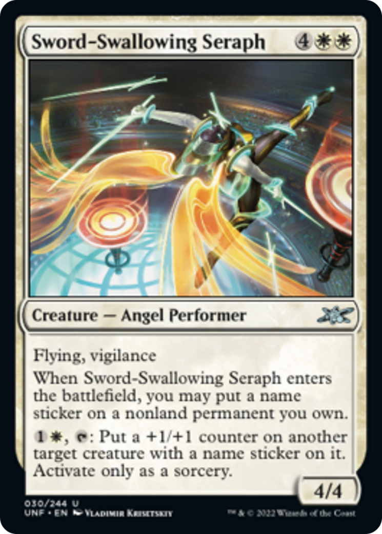 Sword-Swallowing Seraph Card Image