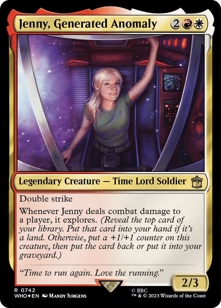 Jenny, Generated Anomaly Card Image