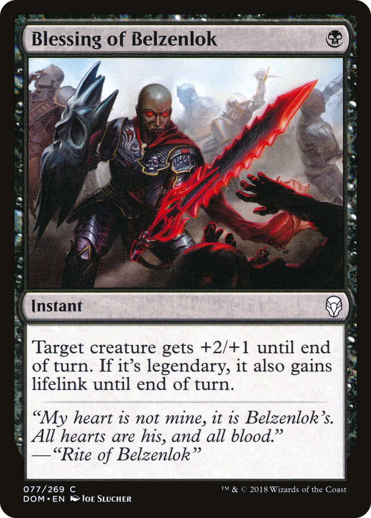 Blessing of Belzenlok Card Image