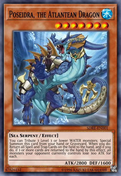 Poseidra, the Atlantean Dragon Card Image