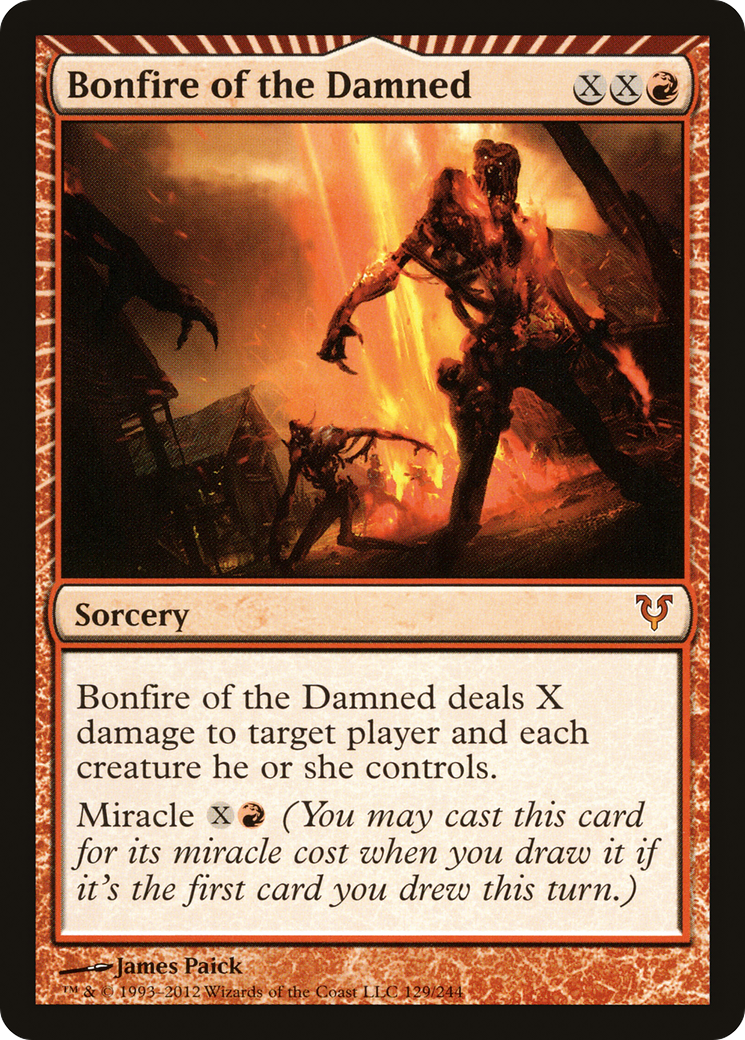 Bonfire of the Damned Card Image