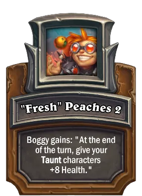 "Fresh" Peaches 2 Card Image