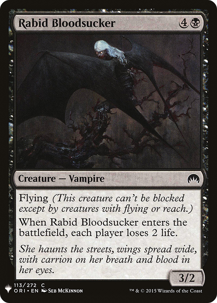 Rabid Bloodsucker Card Image