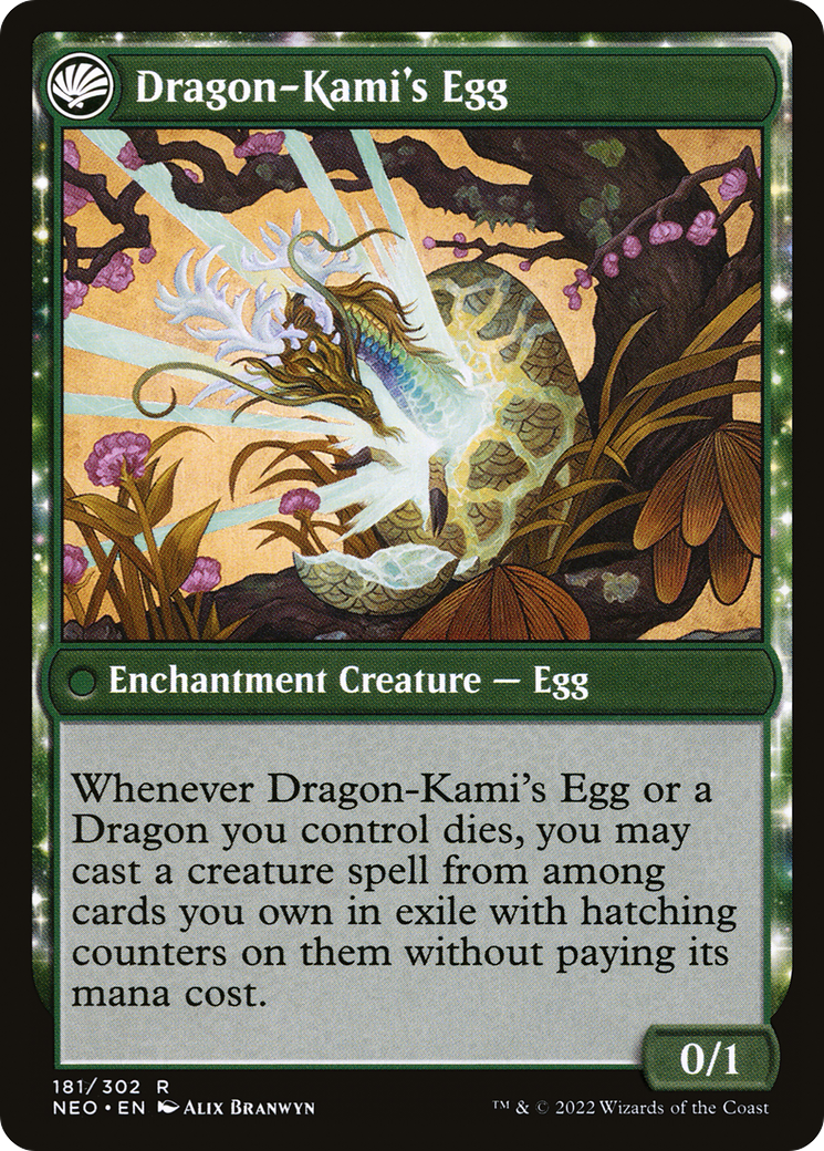 Dragon-Kami's Egg Magic: The Gathering card