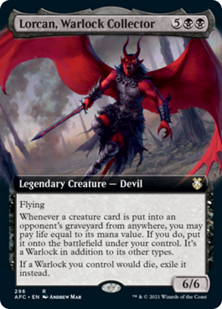 Lorcan, Warlock Collector Card Image
