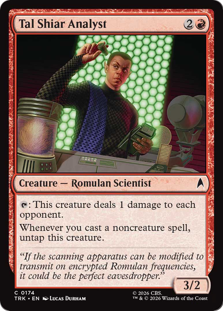 Tal Shiar Analyst Magic: The Gathering card