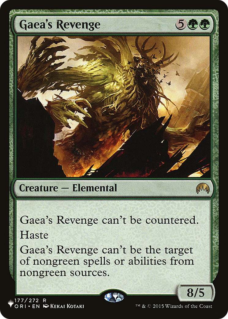 Gaea's Revenge Card Image
