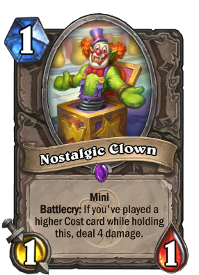 Nostalgic Clown Card Image