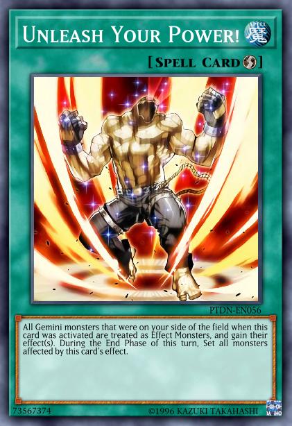 Unleash Your Power! Card Image