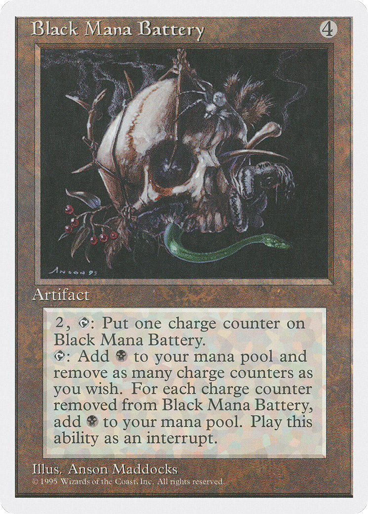 Black Mana Battery Card Image