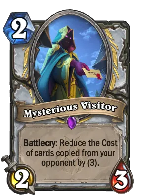 Mysterious Visitor Card Image