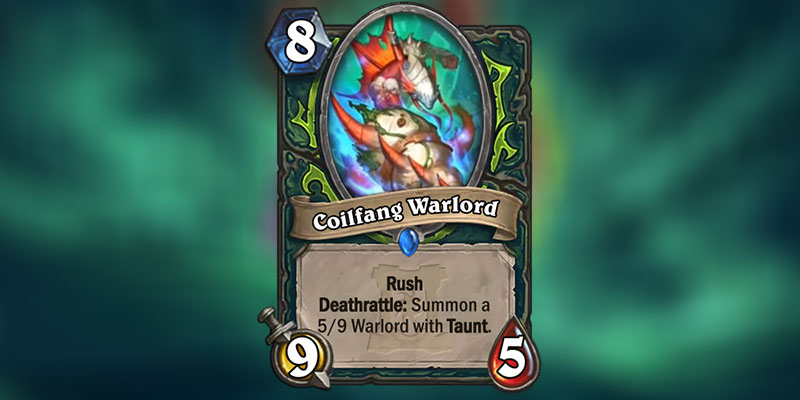 Coilfang Warlord is a new Demon Hunter Card Revealed for Hearthstone's Ashes of Outland Expansion