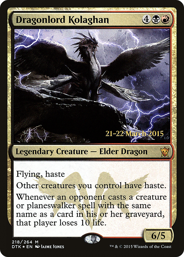 Dragonlord Kolaghan Card Image