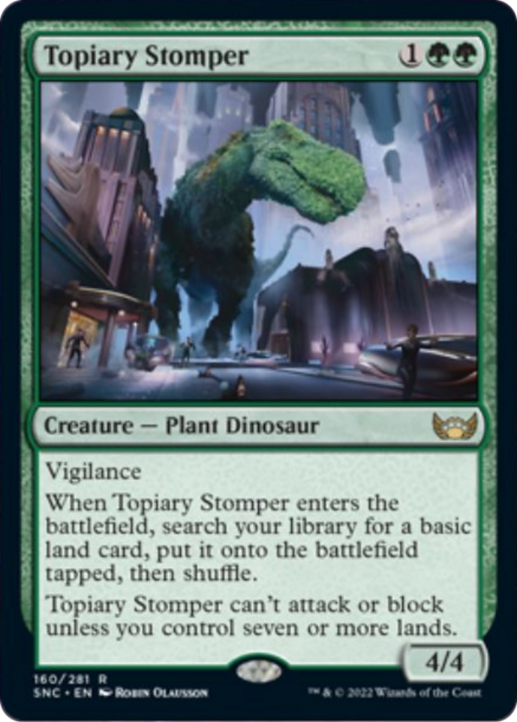 Topiary Stomper Card Image