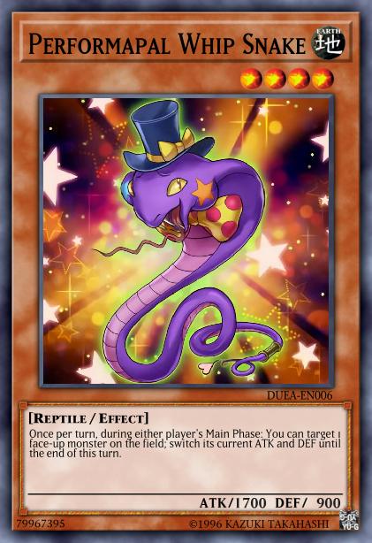 Performapal Whip Snake Card Image