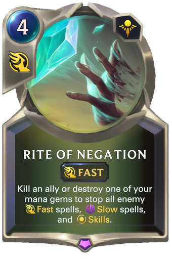 Rite of Negation Card Image