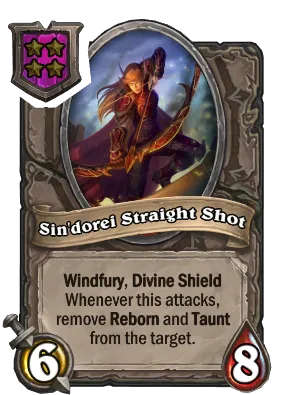 Sin'dorei Straight Shot Card Image