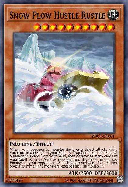 Snow Plow Hustle Rustle Card Image